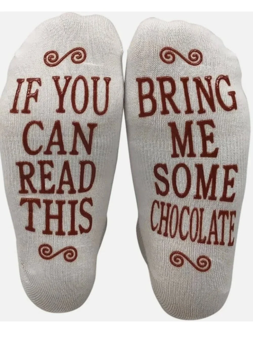 If You Can Read This Bring Me Some Chocolate Non Slip Low Cut Socks
